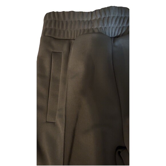 PALM ANGELS Military Green Polyester Classic Track Pants Size Small Zipper Bot - Picture 3 of 7